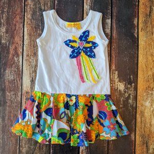 Infant Girl Knit Sundress.